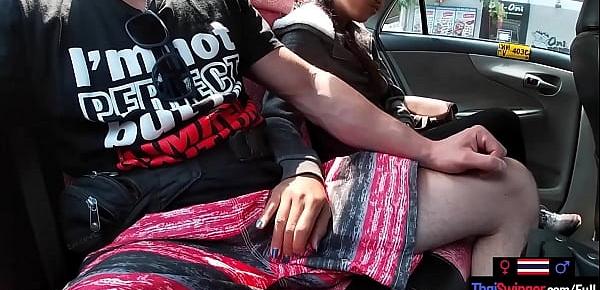  Amateur teen couple makes a trip in Thailand and fuck on location